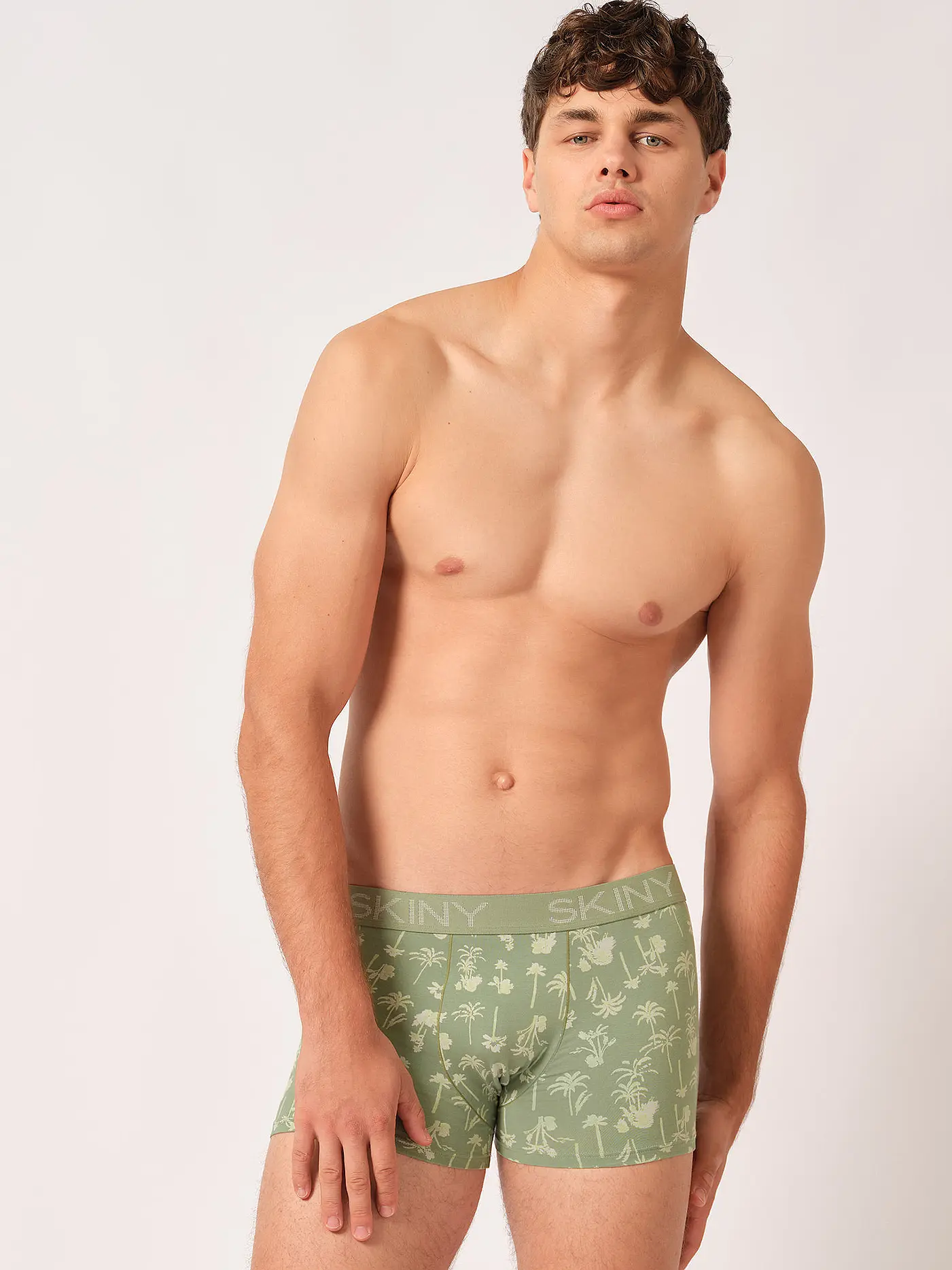 SKINY | Pants 2er Pkg. ivory spots selection | grün